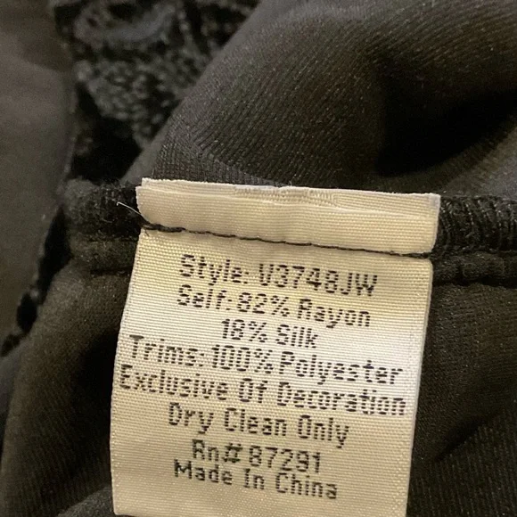 Johnny Was Black Velvet Maxi Dress - Picture 12 of 16